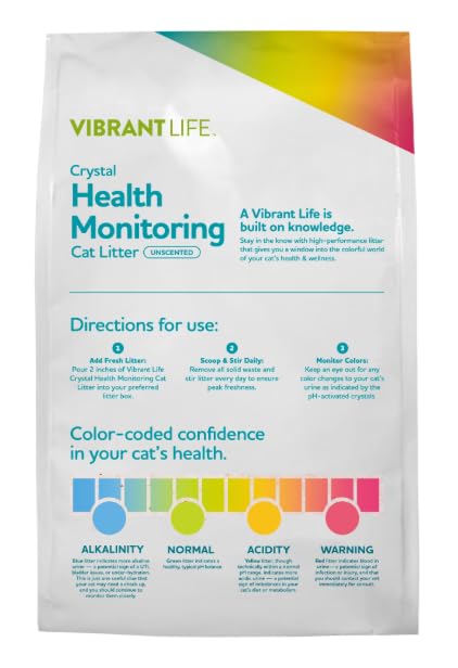 Crystal Health Monitoring Cat Litter 8 Lb 2pack E917