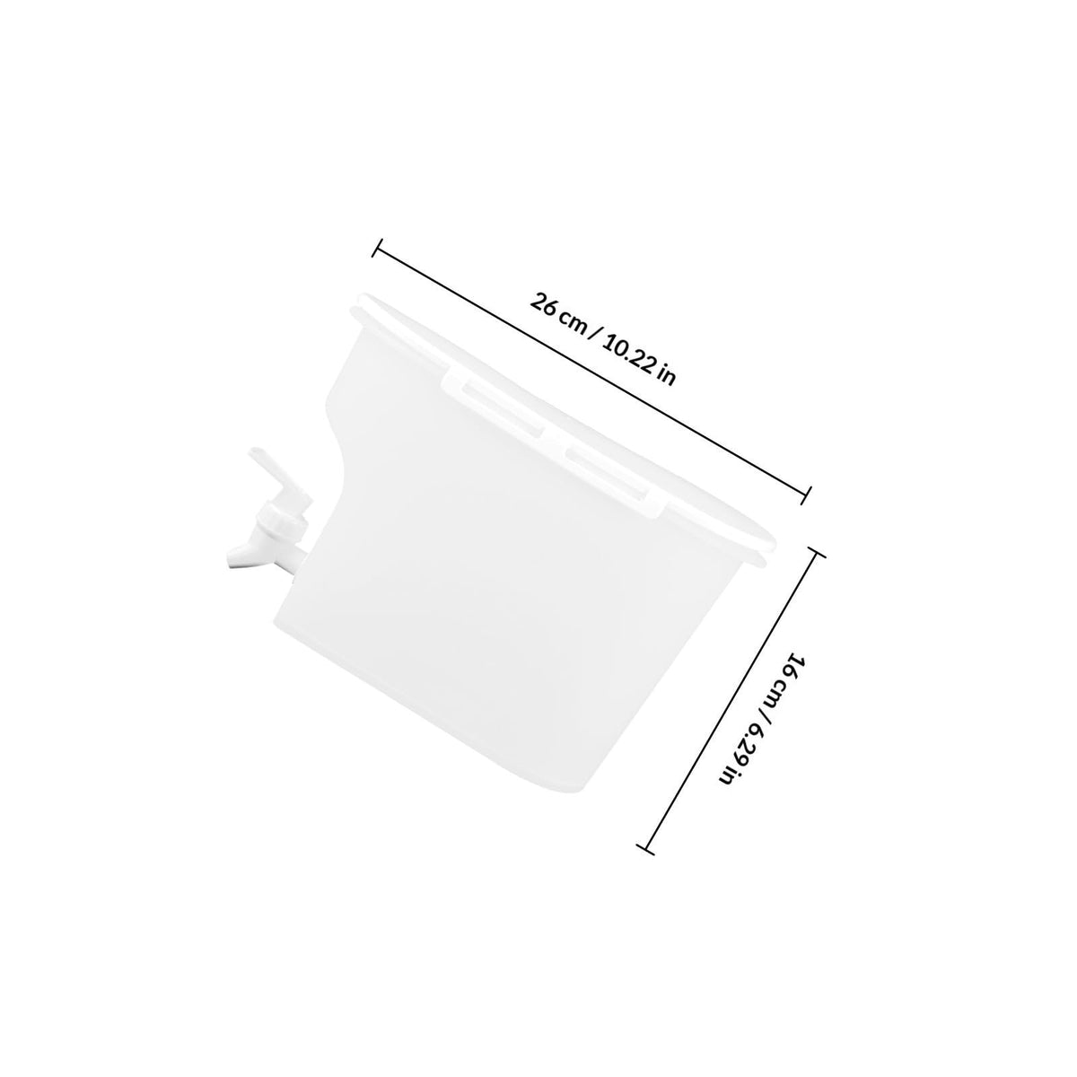 Water Jug with Faucet Large-capacity PP Pitcher O89870