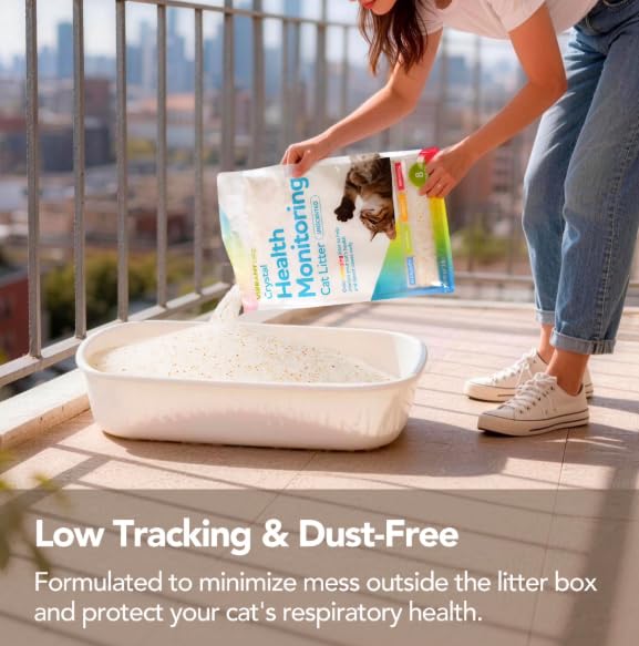 Crystal Health Monitoring Cat Litter 8 Lb 2pack E917