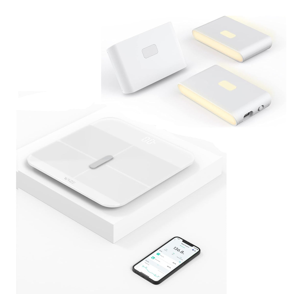Smart Scale & 3 Pack Night Light I796380