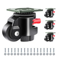 4 Pack 2200 LBS Capacity Retractable Leveling Casters E42899