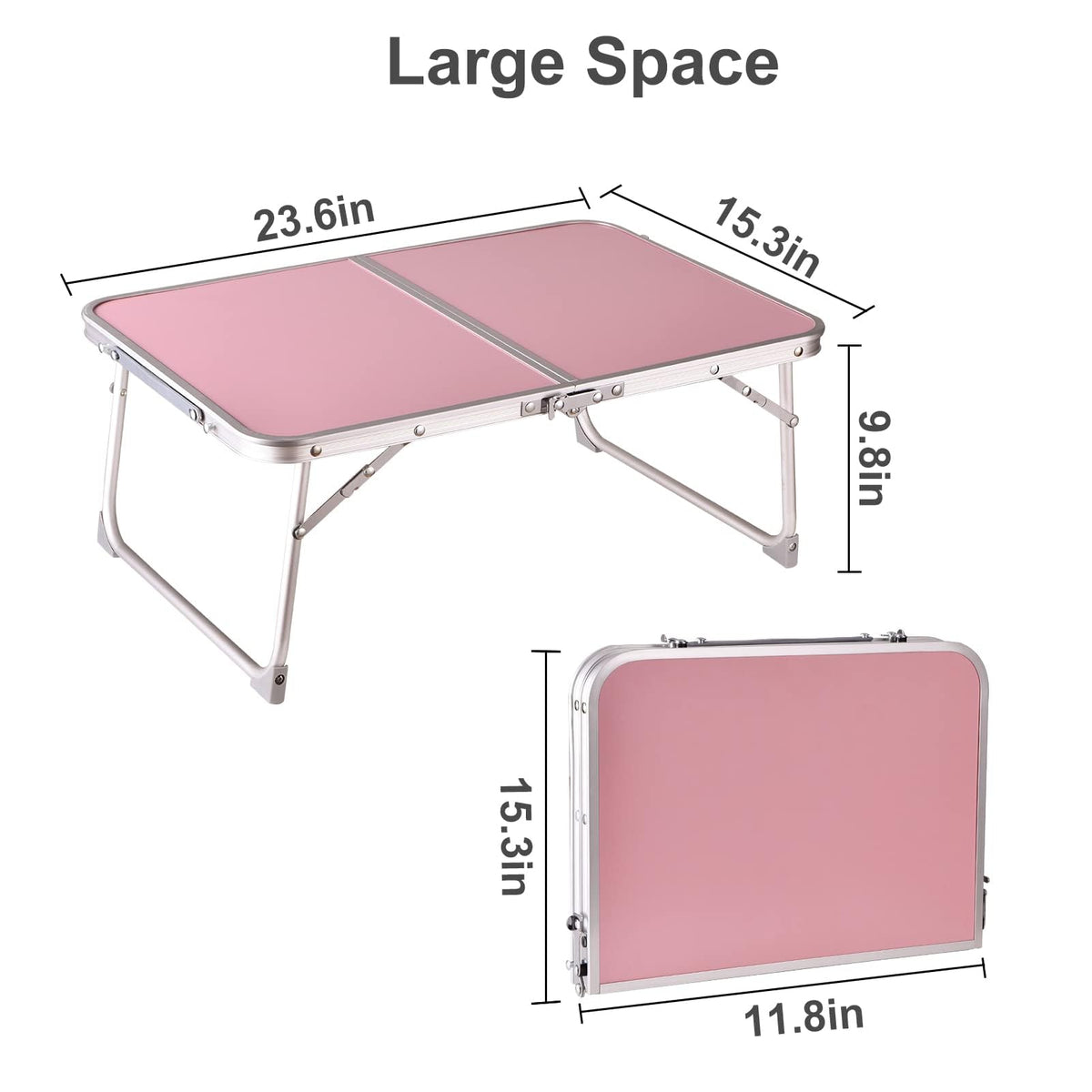 Foldable Laptop Desk with Hidden Storage F5500