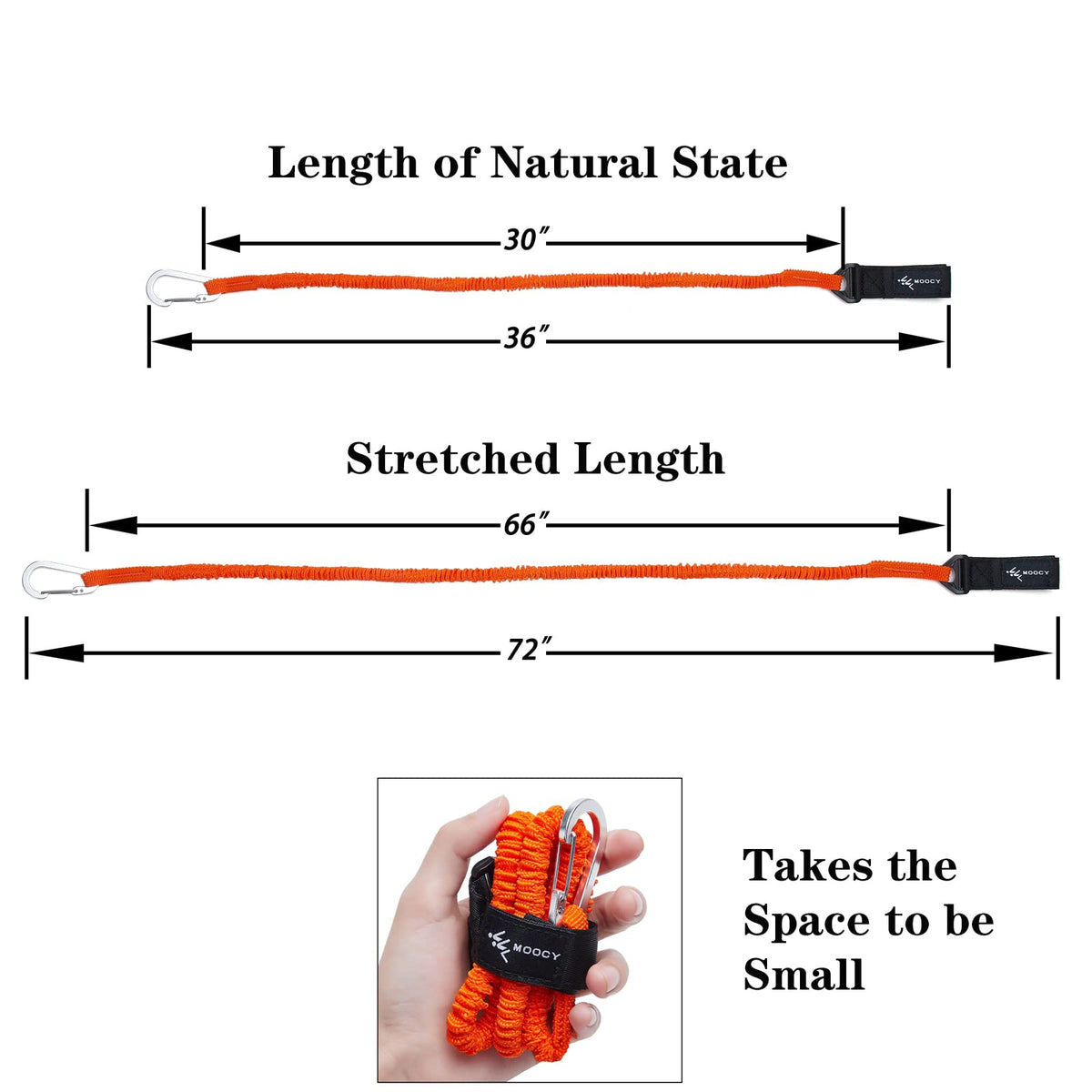 Kayak Paddle Leash Stretchable Coiled Lanyard G57094