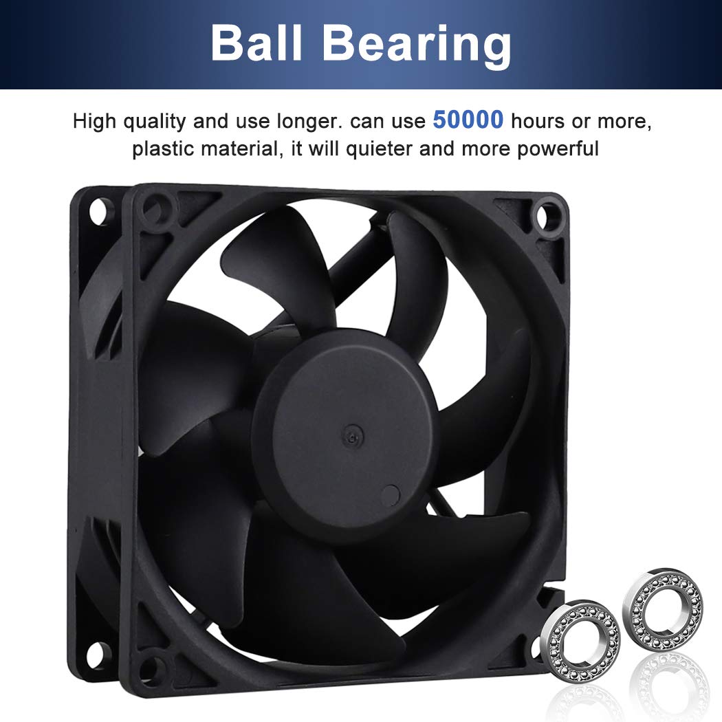 80mm 120mm AC Cooling Fan 2 Pack U598450
