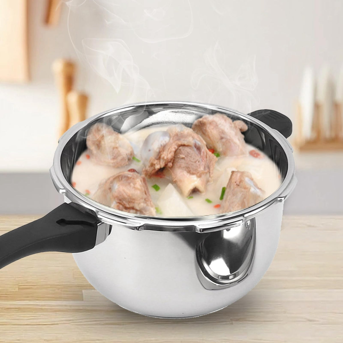Stainless Steel 3L Pressure Cooker U80412
