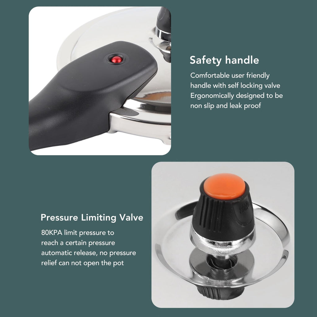 Stainless Steel 3L Pressure Cooker U80412