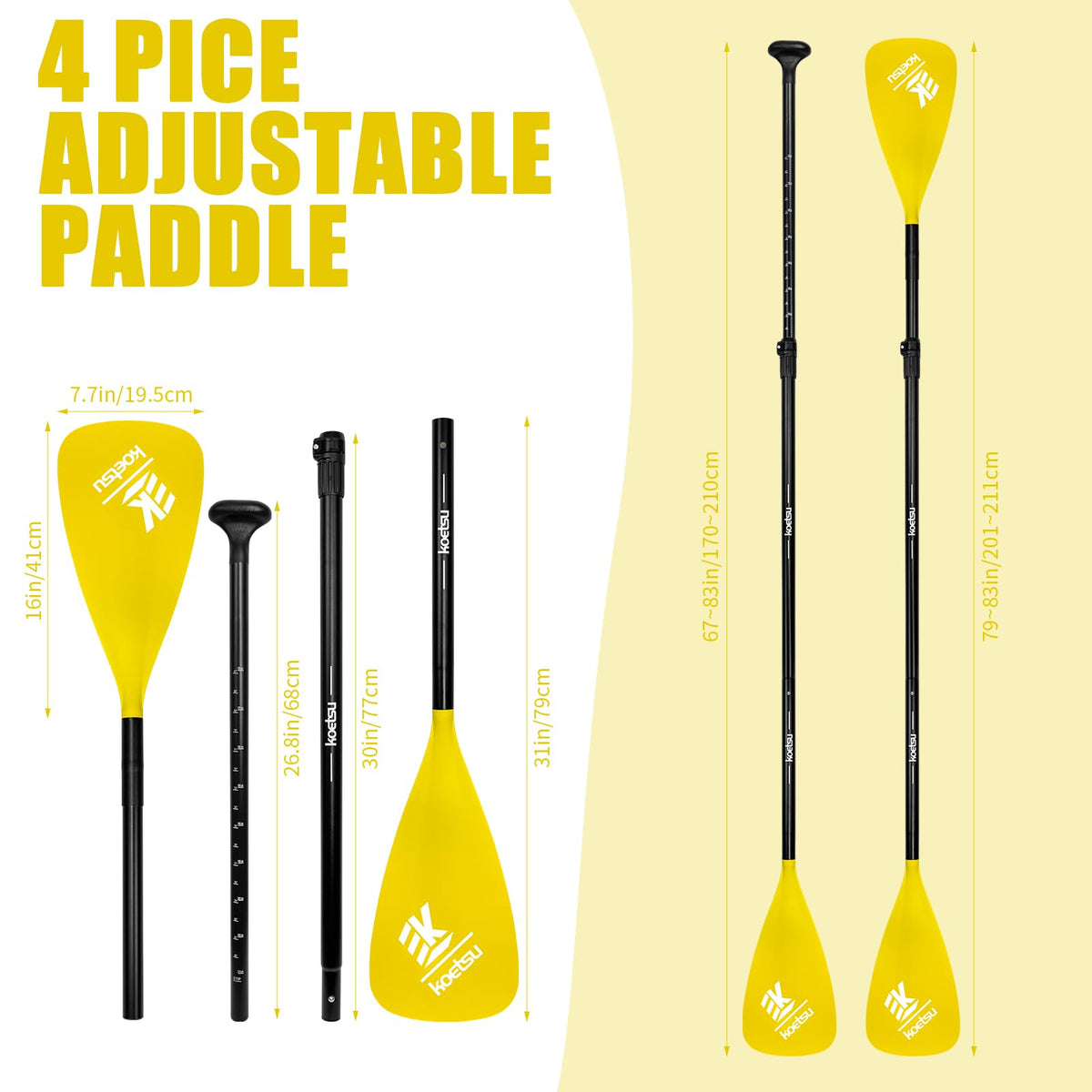 Adjustable 2-in-1 SUP & Canoe Paddle W20466