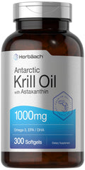 Antarctic Krill Oil 1000mg Softgels 300 Count X3253