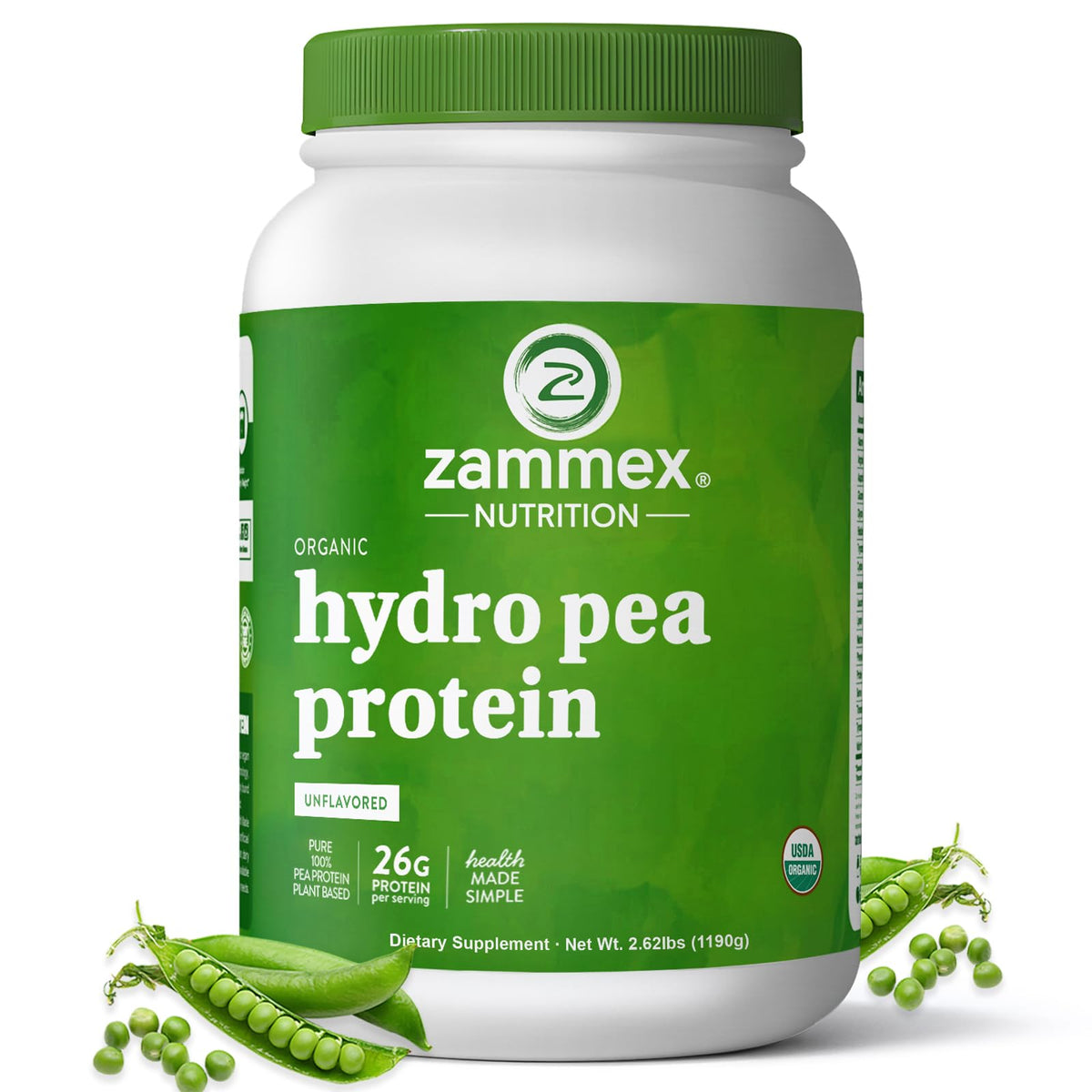 Organic Pea Protein Powder 2.62lbs I13550