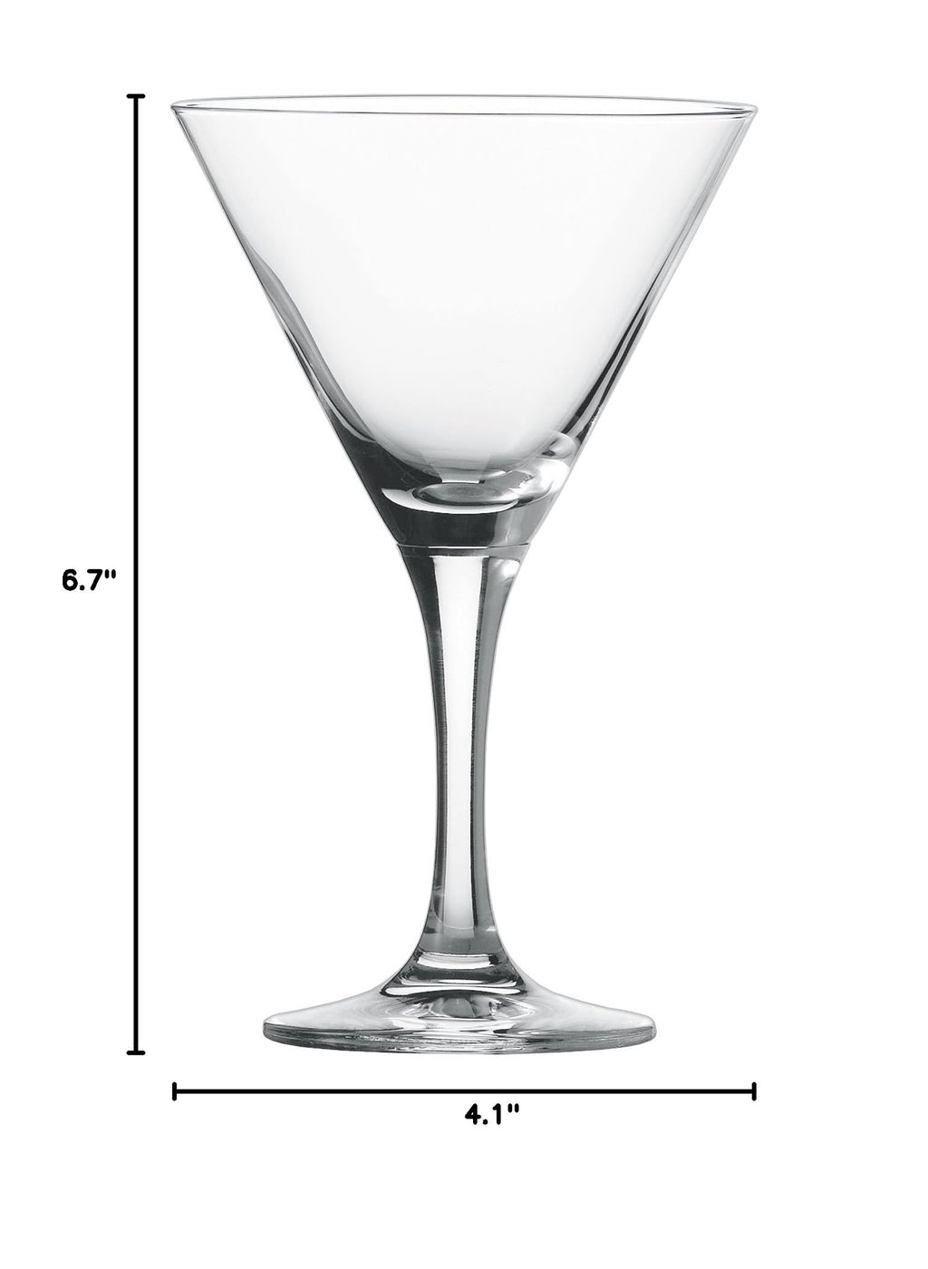 Tritan Crystal Martini Cocktail Glass Set of 6 I9661