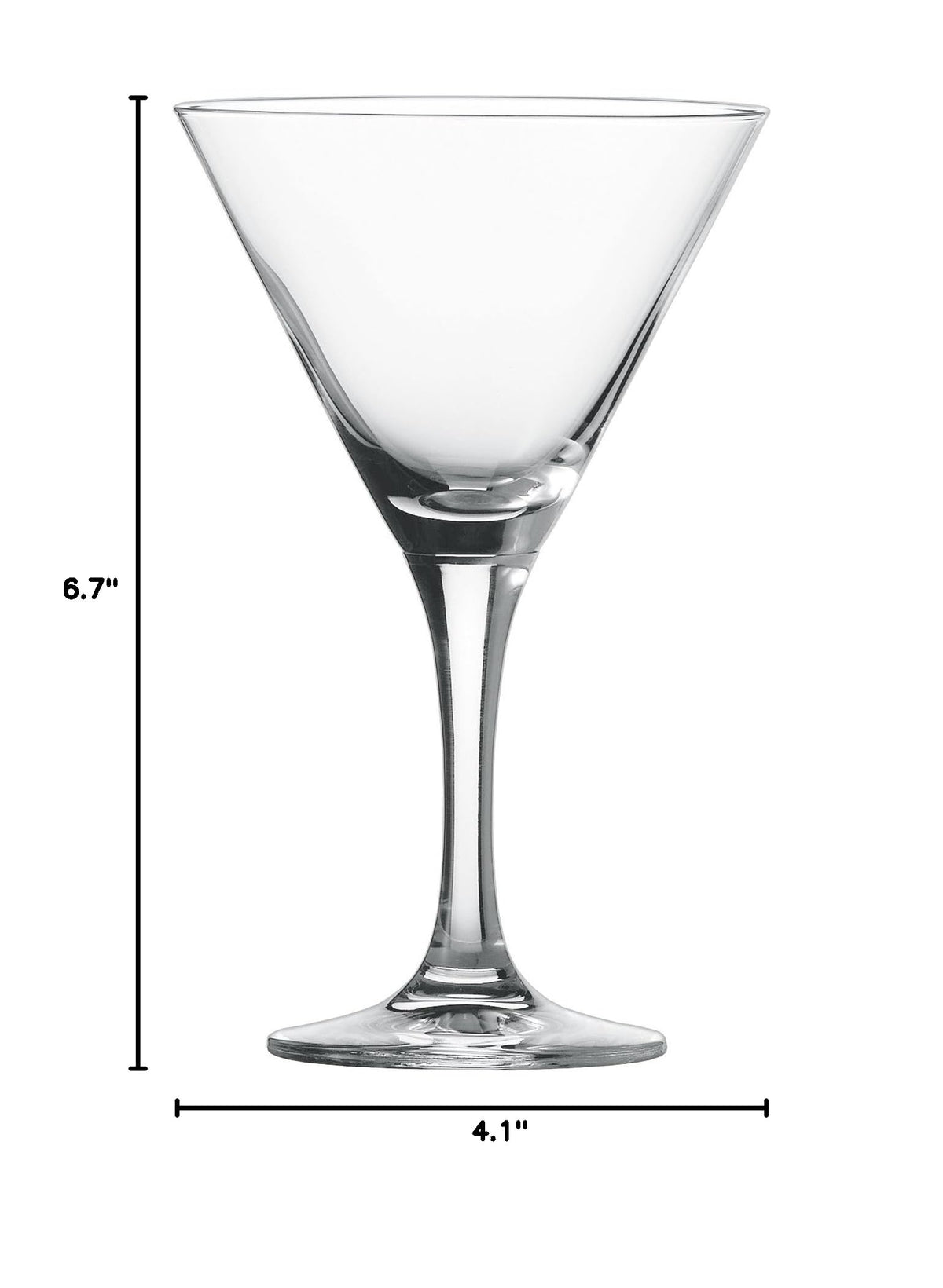 Tritan Crystal Martini Cocktail Glass Set of 6 I9661