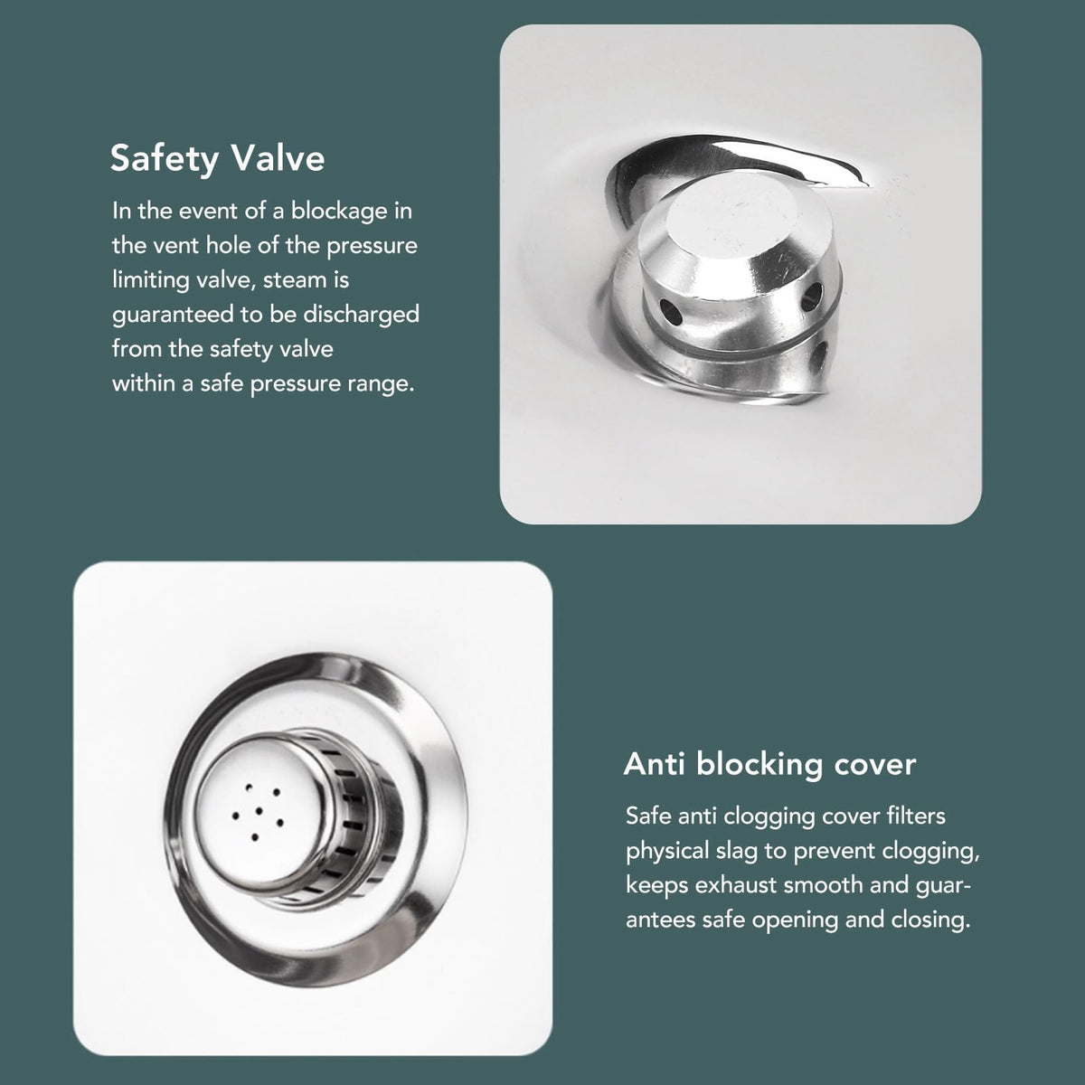 Stainless Steel 3L Pressure Cooker U80412