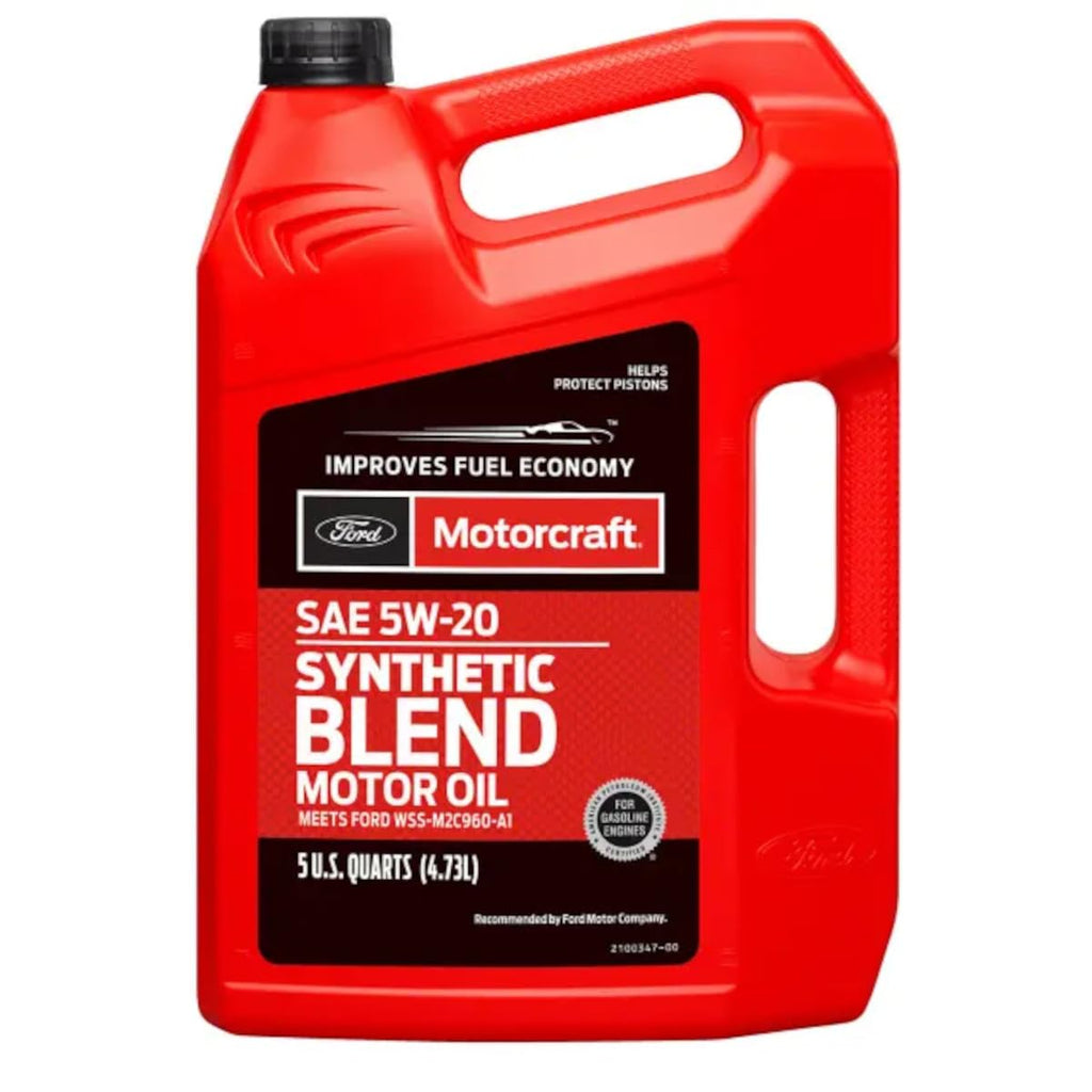 5W-20 Synthetic Blend Motor Oil 5 Quart I950