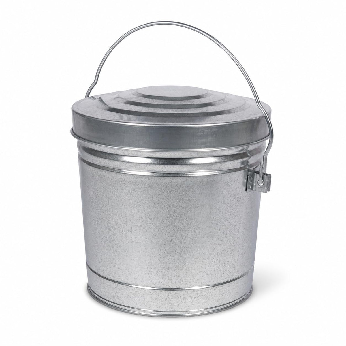 6 Gal Galvanized Steel Can with Locking Lid H519