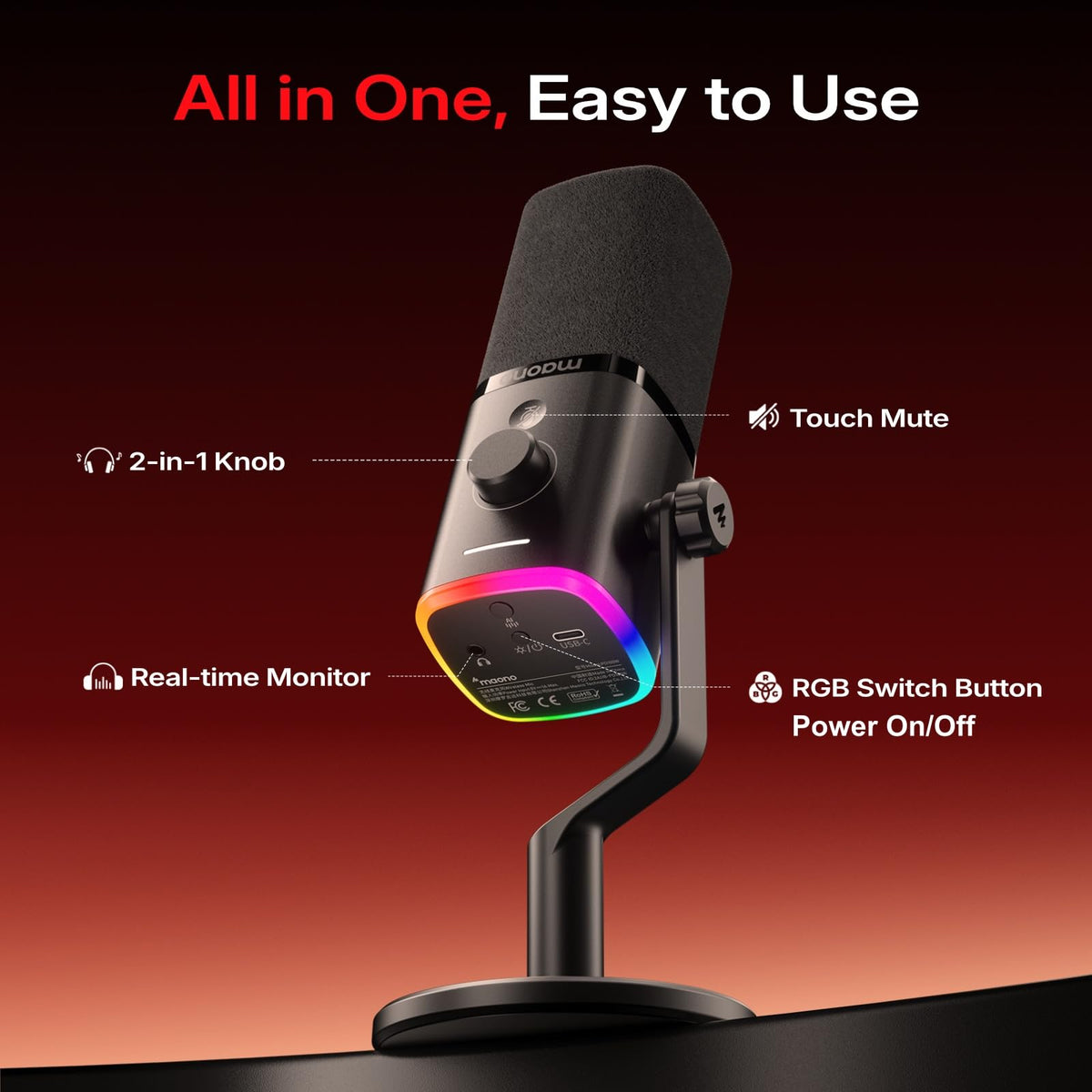 Wireless Dynamic Gaming Microphone Y169552