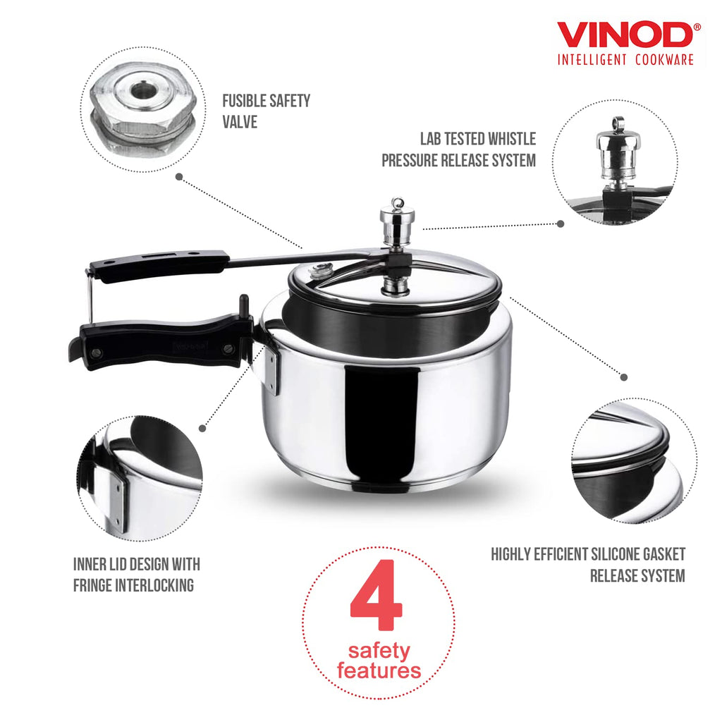 2 Liter Stainless Steel Pressure Cooker L3512