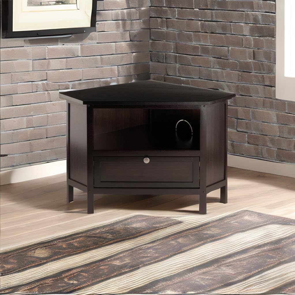 Espresso Corner TV Stand Z141