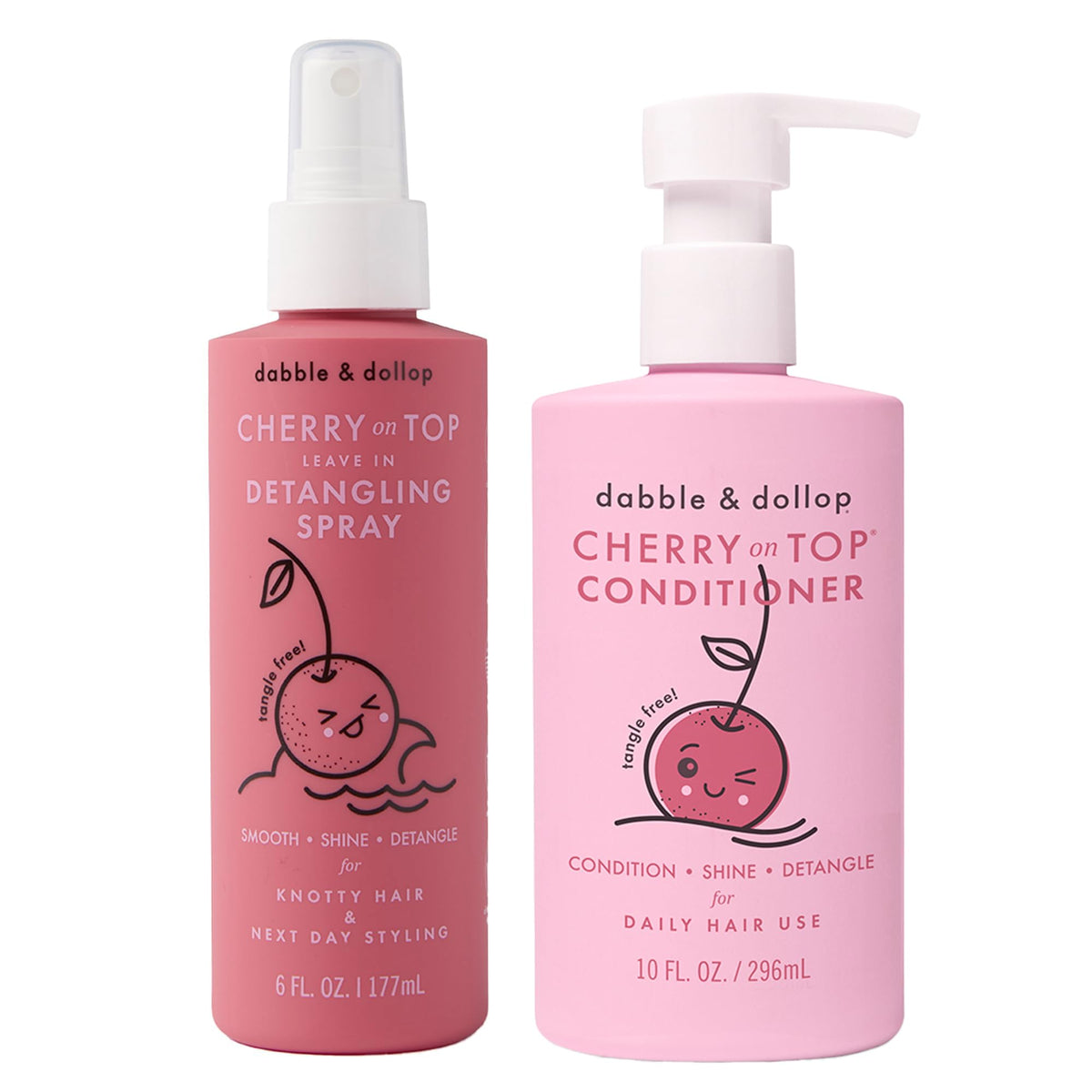 Kids Hair Conditioner & Leave-In Detangler Spray 2-Pack T607520