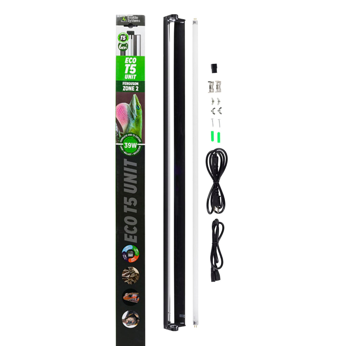 36in 39w Reptile Lighting Kit with Reflector H68380