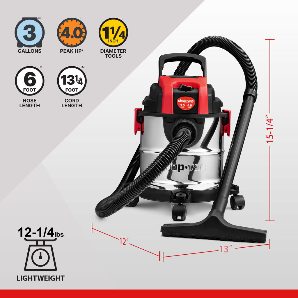 3 Gallon Wet/Dry Vacuum with Blower X726169