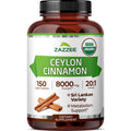 USDA Organic Ceylon Cinnamon 20:1 Extract 150 Capsules V537