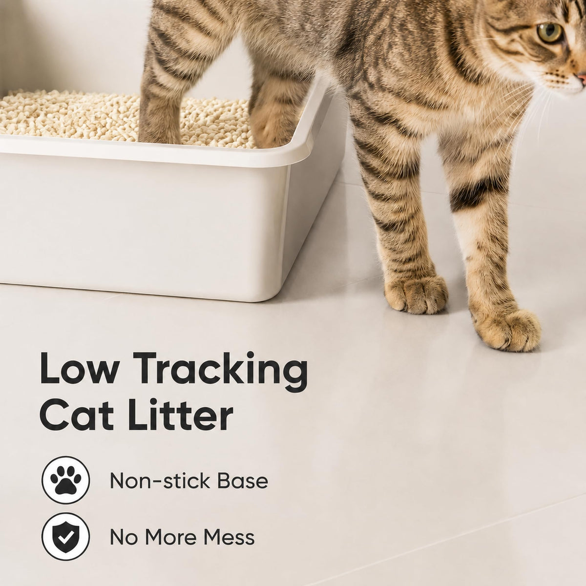 Plant-Based Flushable Tofu Cat Litter 33.6 lb L852273