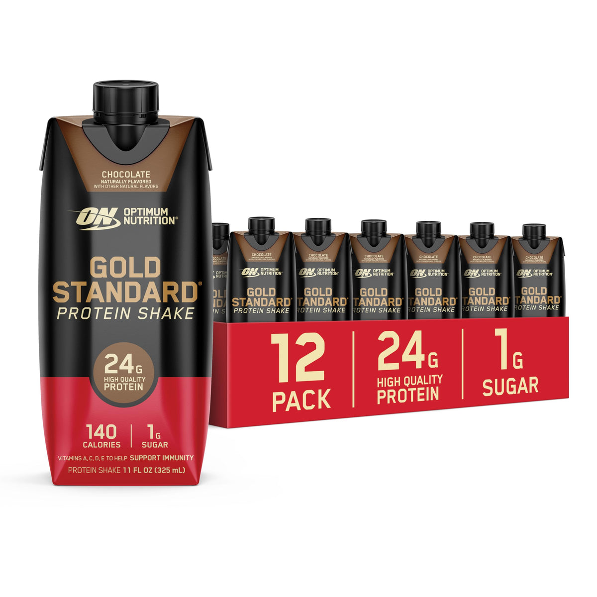 Vanilla Protein Shake, 30g Protein, Vitamins A, C, D, E, Zinc G222