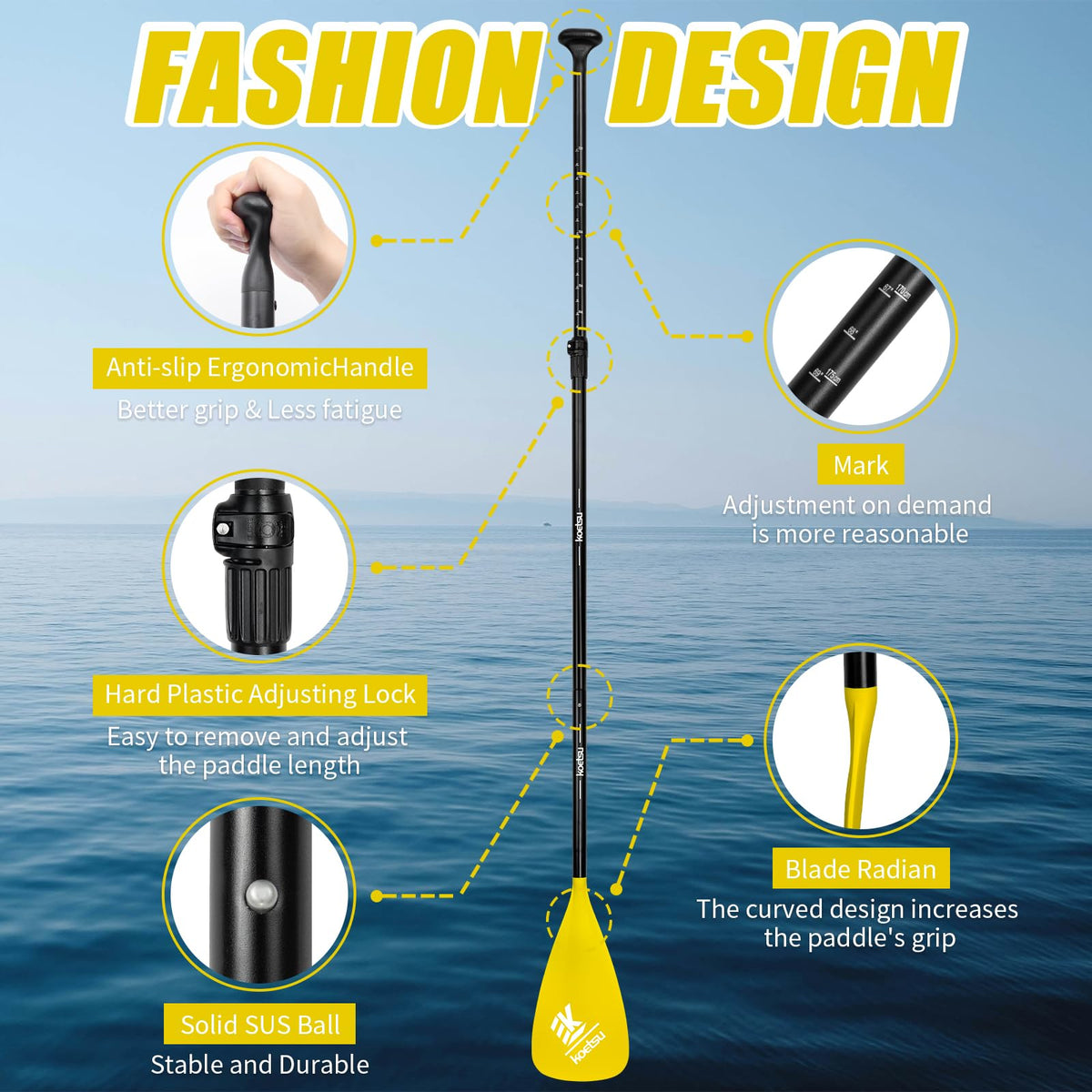 Adjustable 2-in-1 SUP & Canoe Paddle W20466