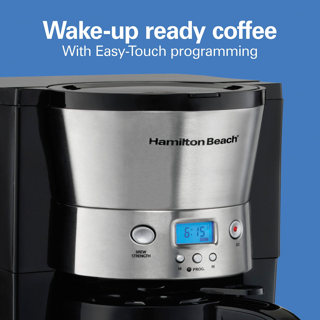 Programmable Drip Coffee Maker with 10 Cup Thermal Carafe V7969