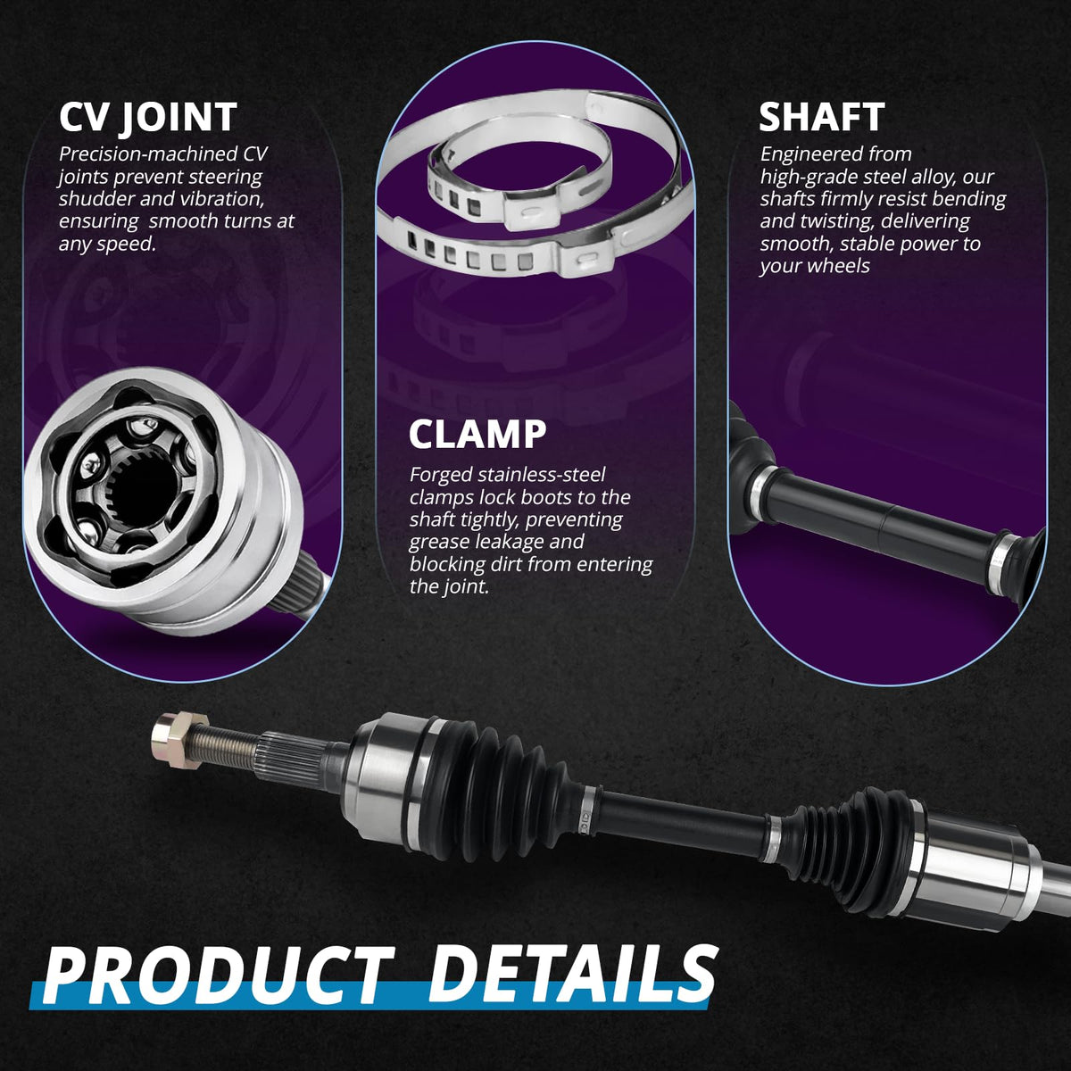2.4L Front CV Axle Pair F37792