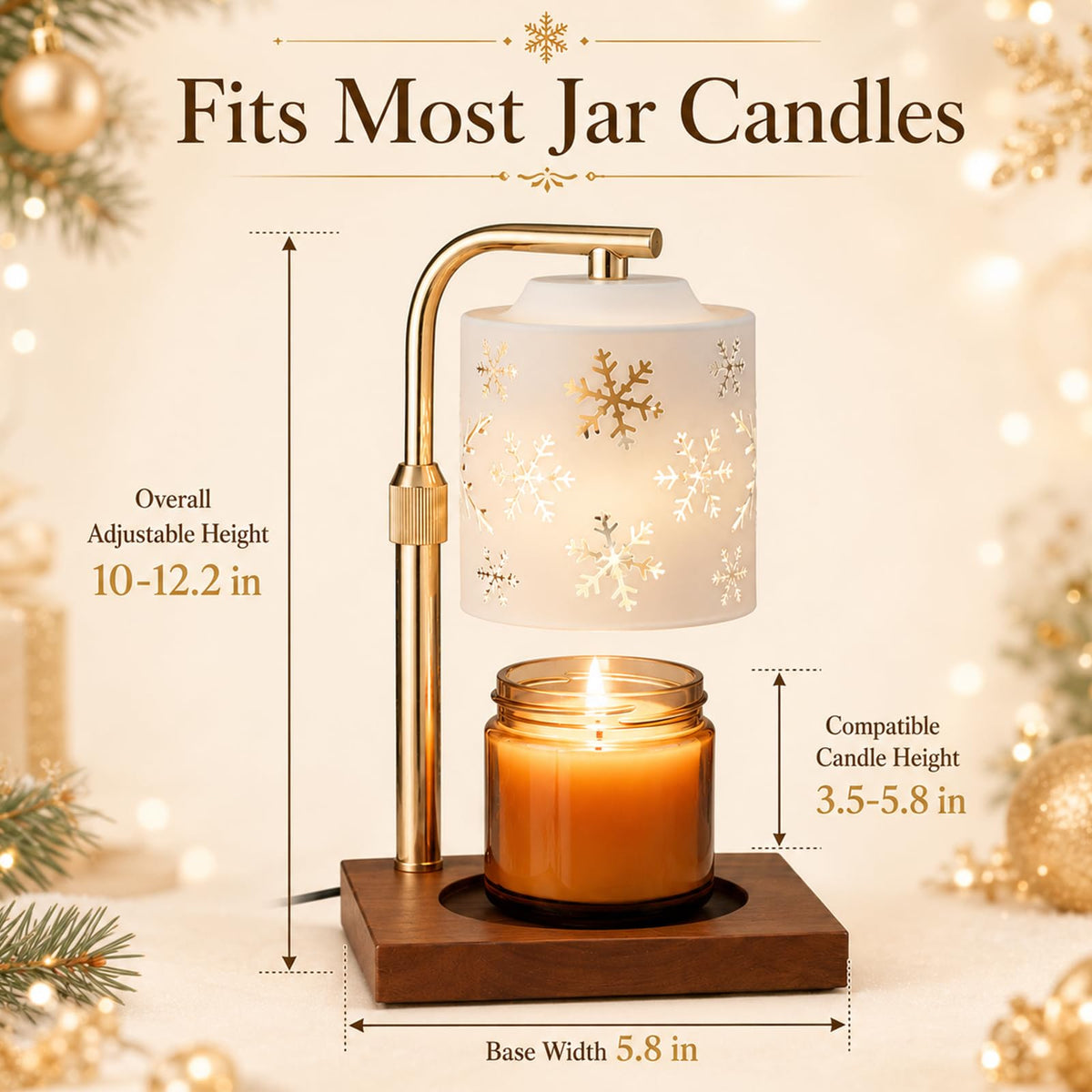 Christmas Candle Warmer Lamp with Timer B947