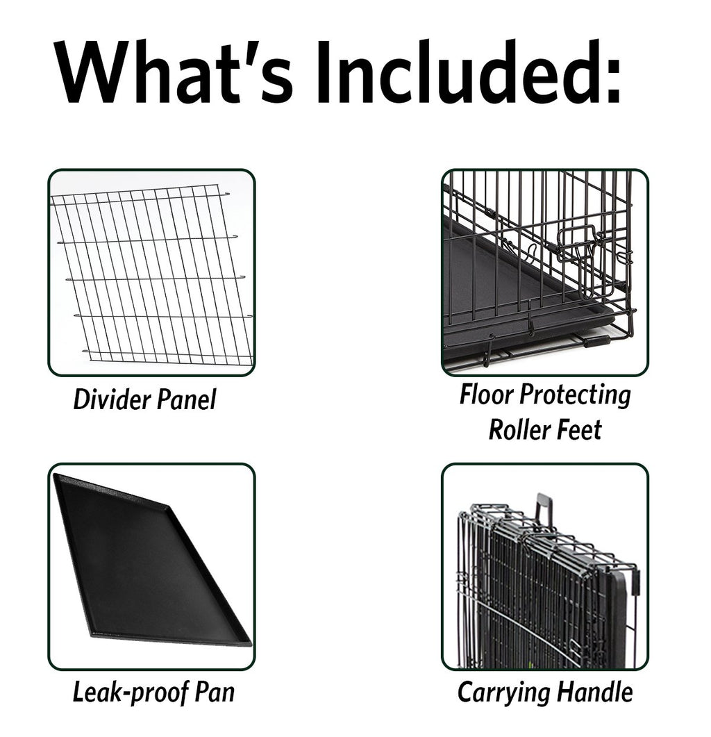 36-Inch Double Door Dog Crate W525836