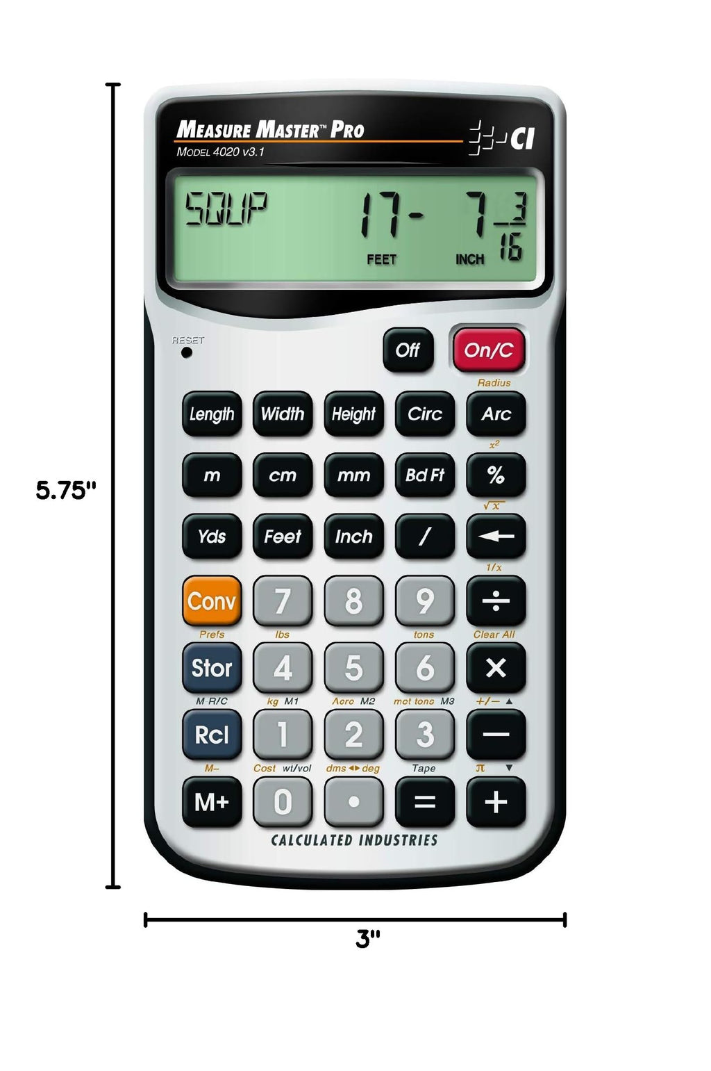 Construction Math Calculator M1166
