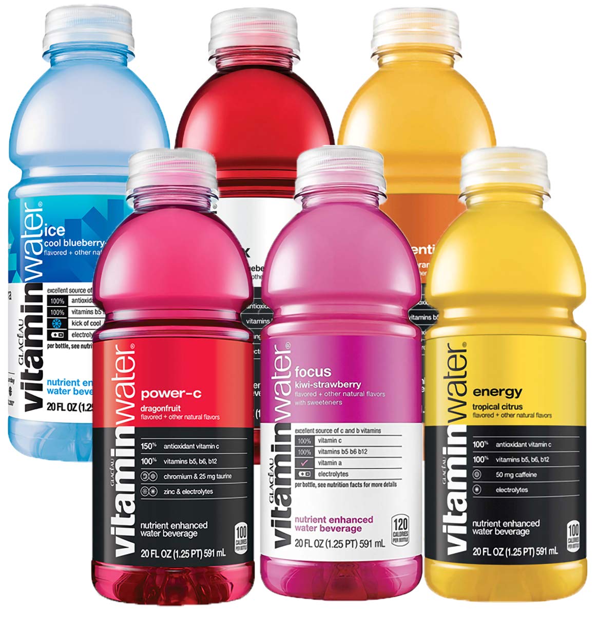 20 Oz Bottle Variety Pack of 6 Bottles H501429