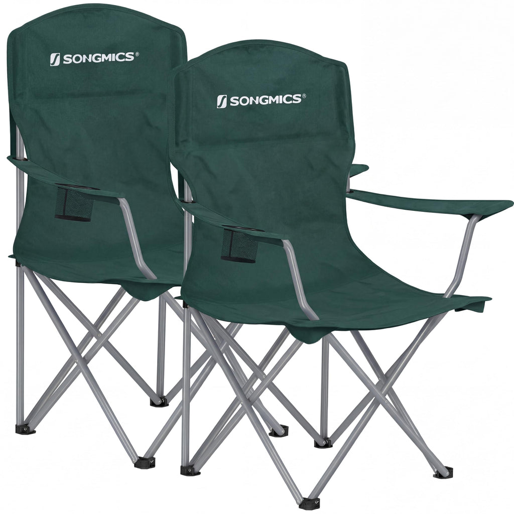 Set of 2 Folding Camping Chairs Y49835