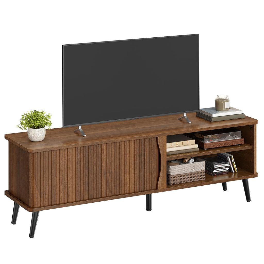 Mid Century Modern TV Stand with Storage F893552