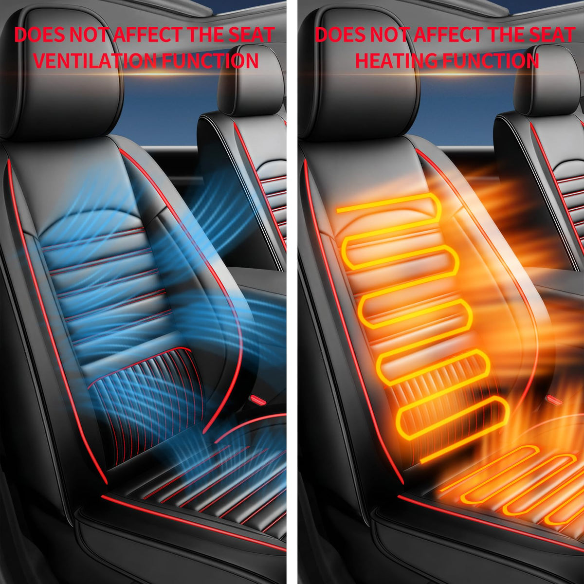 Car Seat Covers Full Set 5 Seat M443