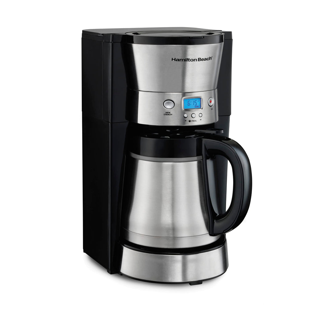 Programmable Drip Coffee Maker with 10 Cup Thermal Carafe V7969