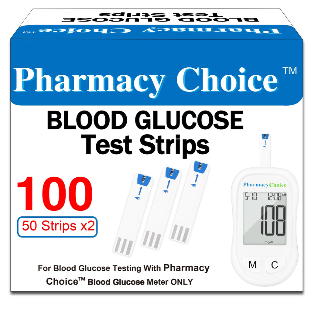 Blood Glucose Test Strips 2 Bottles of 50 Pcs R824