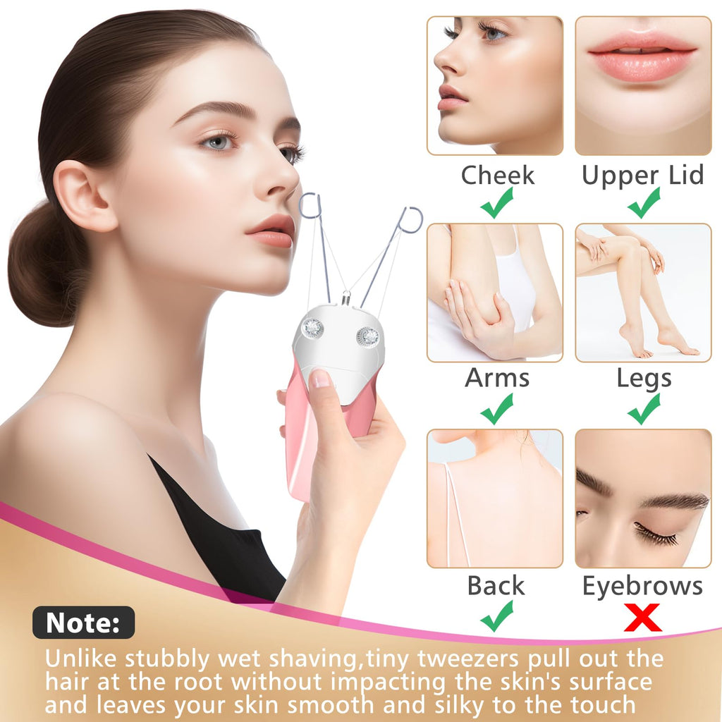 USB Rechargeable Electric Threading Epilator C733