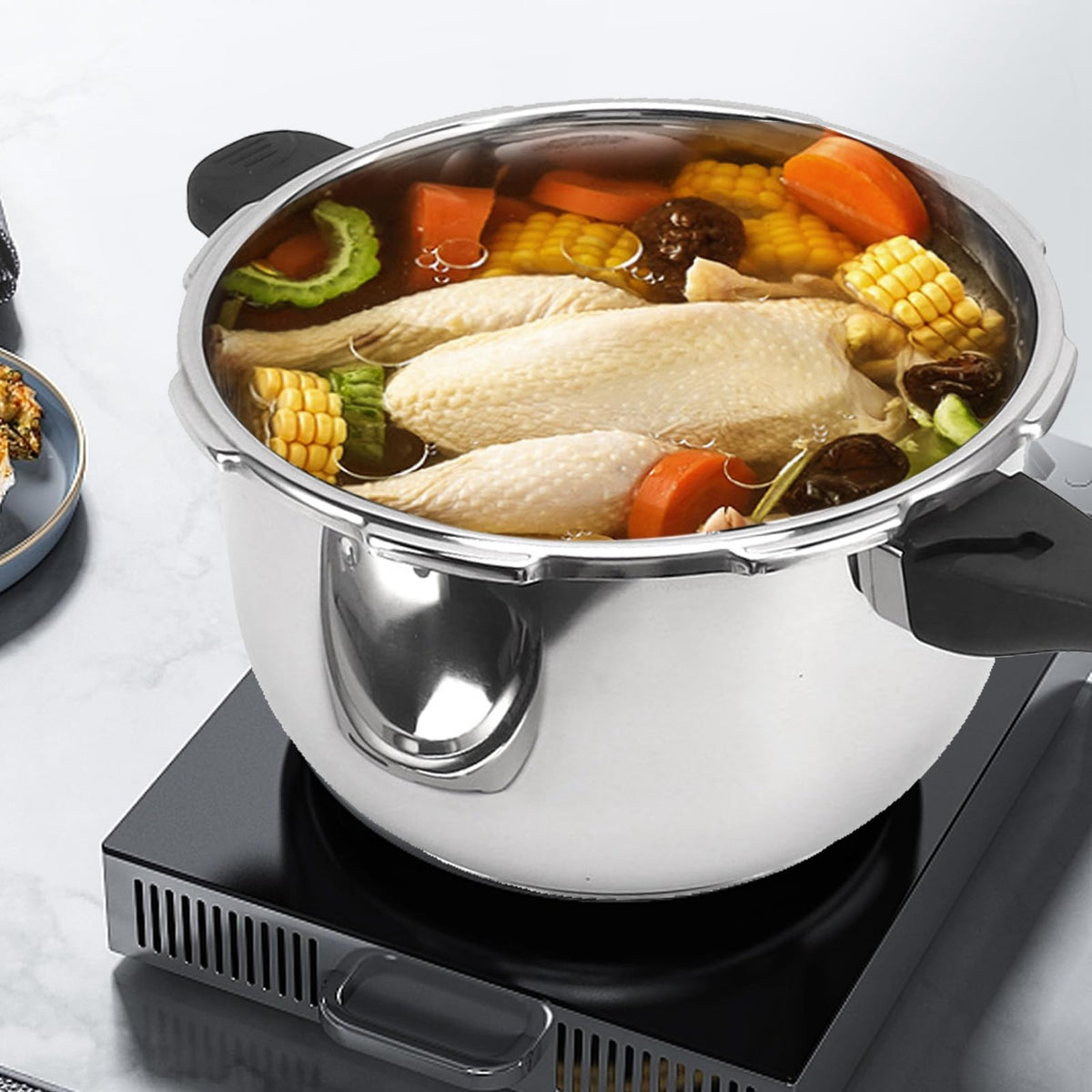 Stainless Steel 3L Pressure Cooker U80412