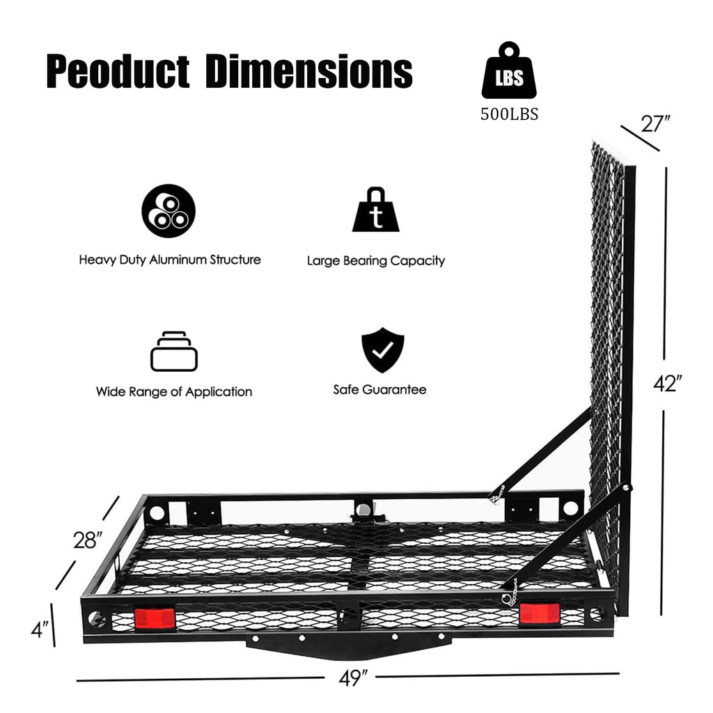 Hitch Cargo Carrier with Ramp L3806