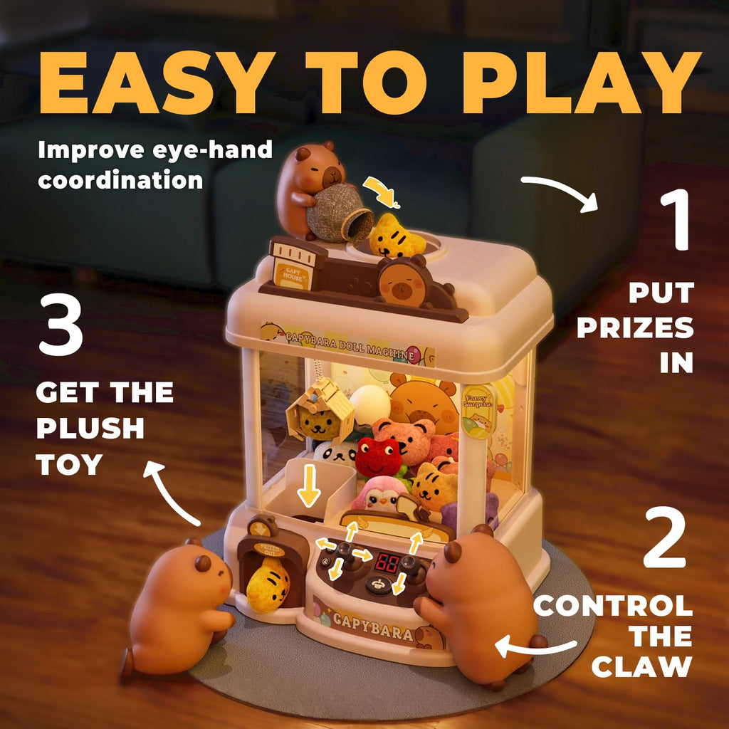 Claw Machine with 30 Starter Prizes F410
