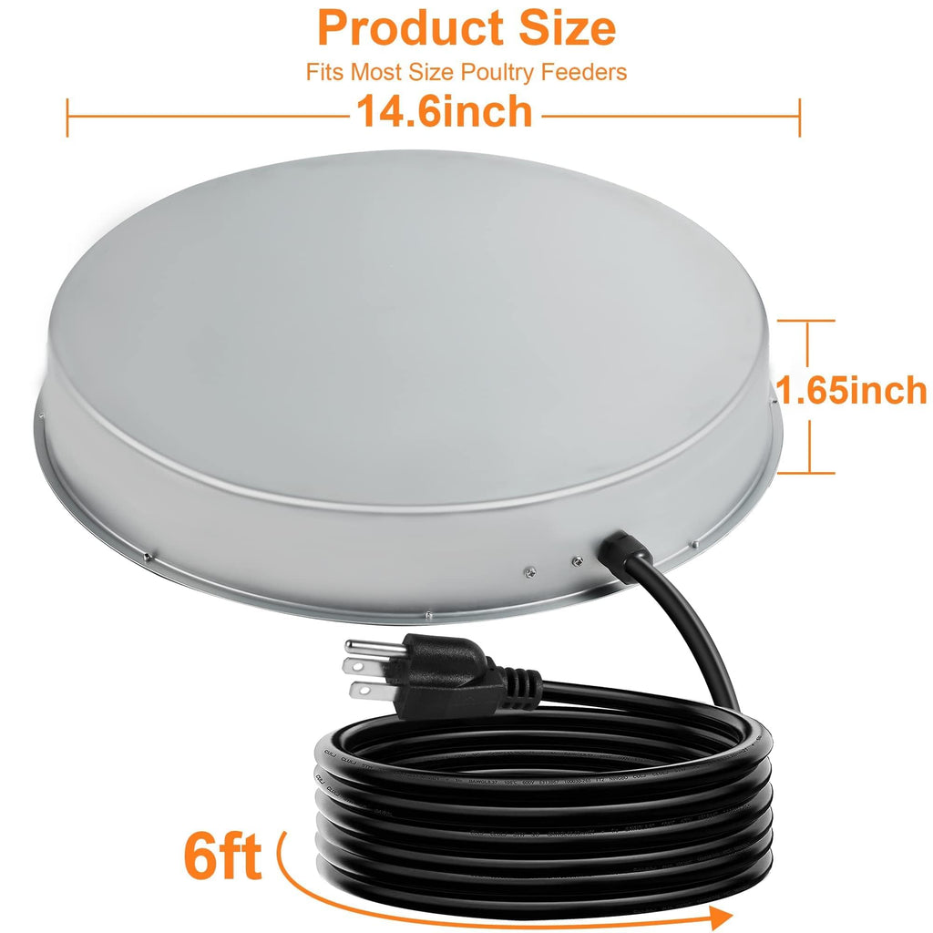 Heated Chicken Waterer 5 Gallon 125W Q8384