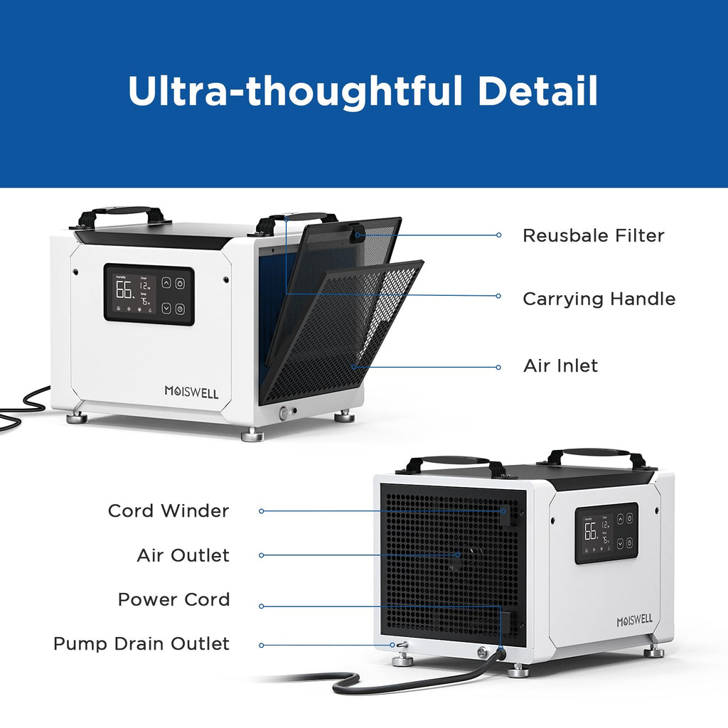 70 Pints Commercial Dehumidifier with Pump A98968