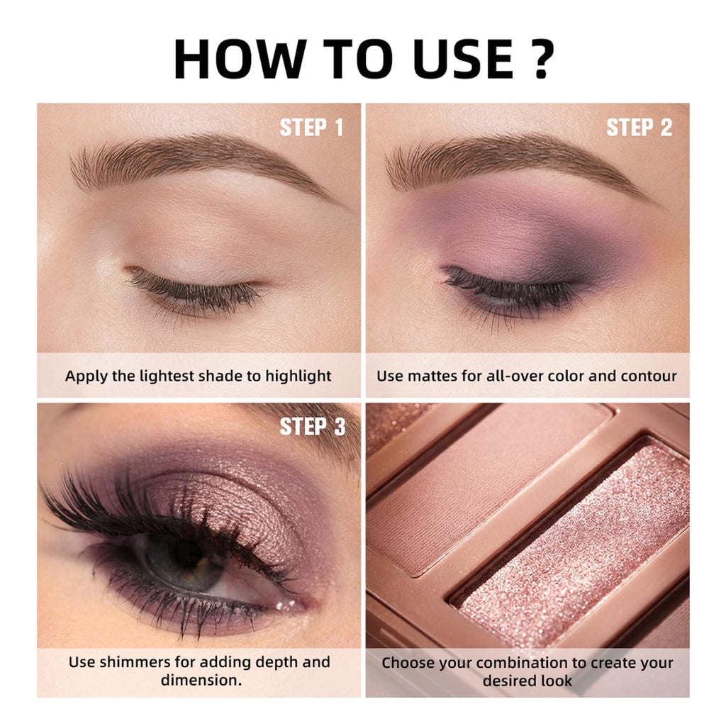 Mini 6 Color Matte & Shimmer Eyeshadow Palette M121