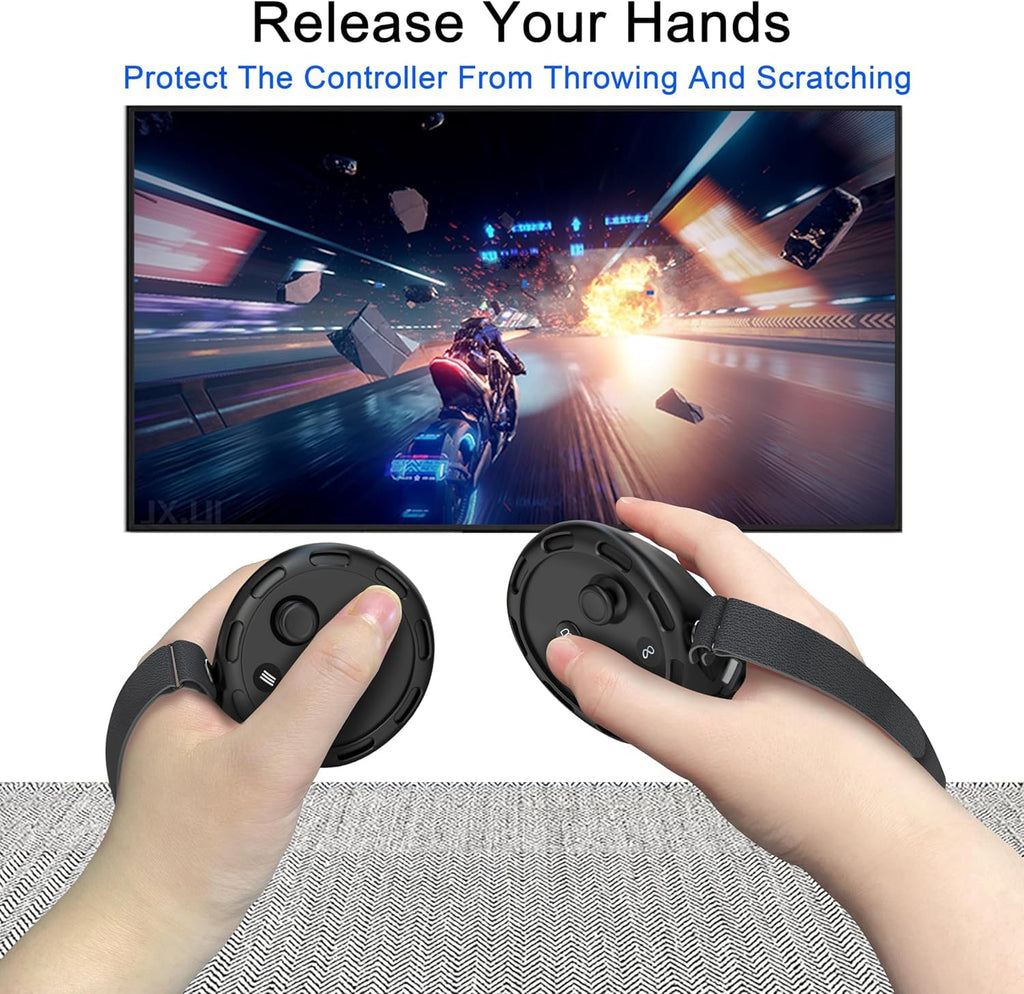Controller Grips with Battery Opening Covers Black H27449