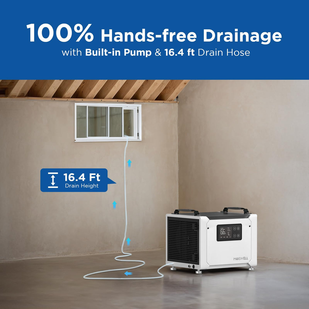 70 Pints Commercial Dehumidifier with Pump A98968