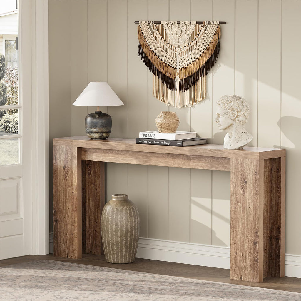 70.9" Extra Long Brown Console Table N53809