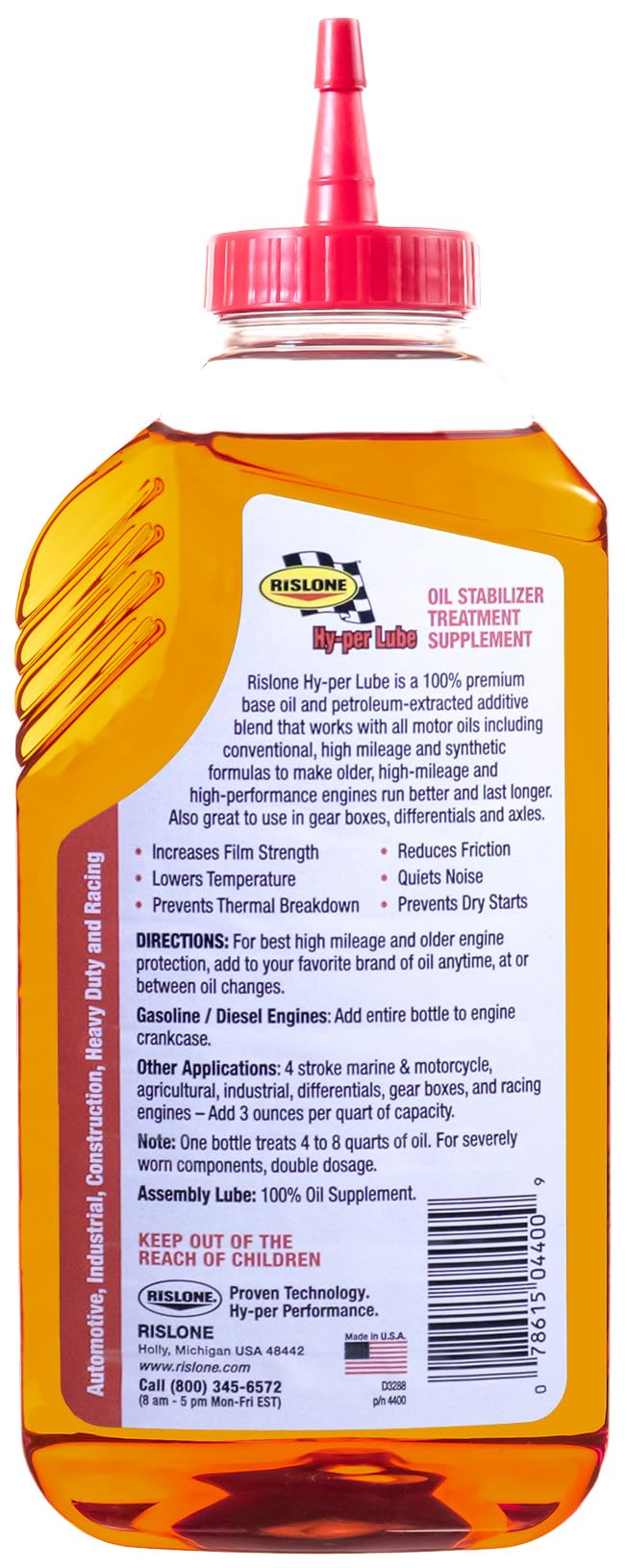 High Mileage Oil Supplement/Stabilizer, 16.9 oz Q21144